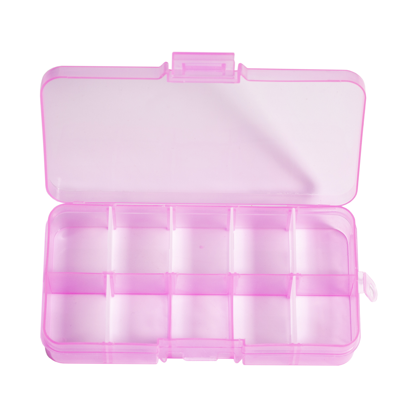 Органайзер для валиков на 10 секций розовый