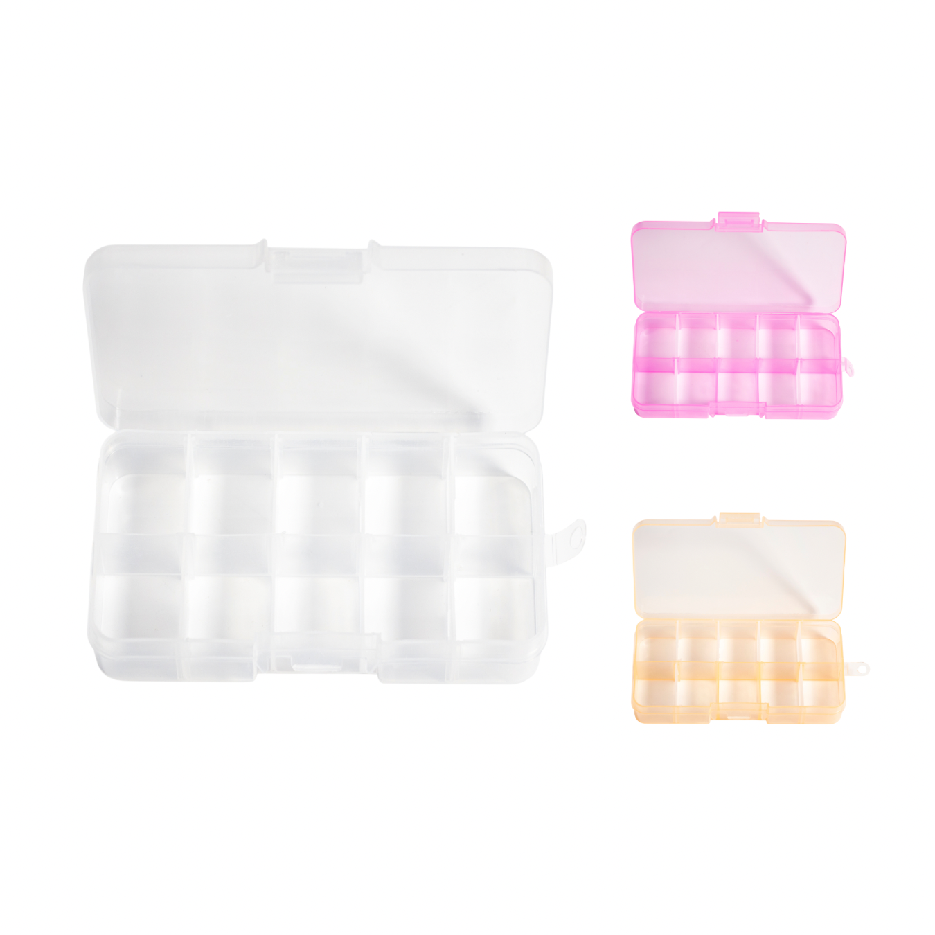 Органайзер для валиків на 10 секцій прозорий