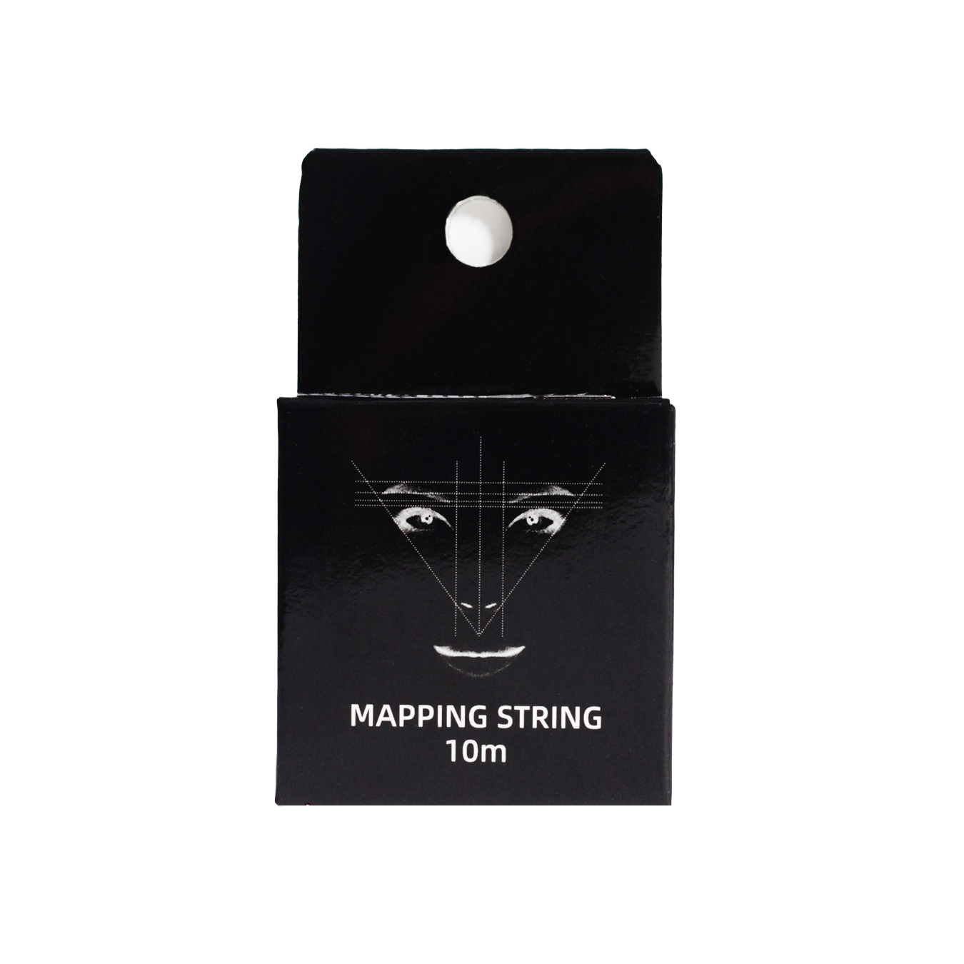 Нитка пофарбована 10 метрів чорна