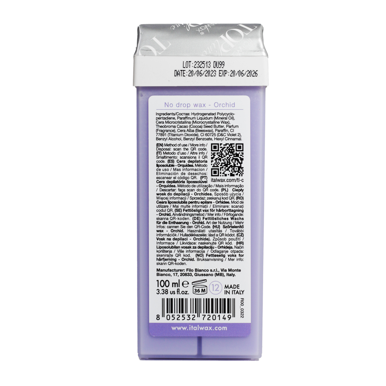 ItalWax Віск у касеті TOP Formula Орхідея 100 мл