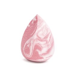 ZOLA Esponja super suave blanca y rosa con bisel, mármol
