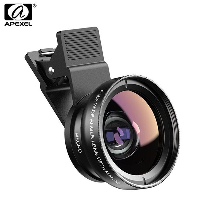 APEXEL Wide-angle macro lens for phone APL-0.45WM