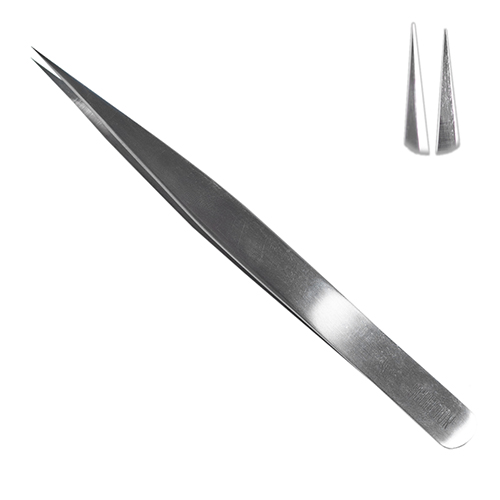 SCULPTOR Пінцет №09 прямий для виділення вій при нарощуванні