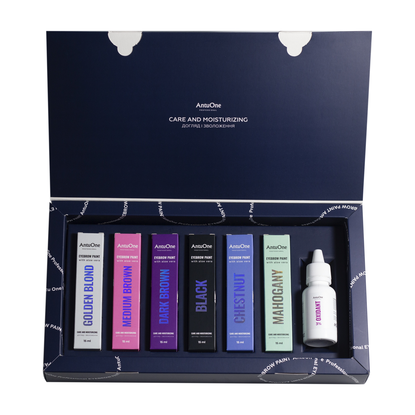 AntuOne Набір фарби 6 кольорів та окислювач 3%