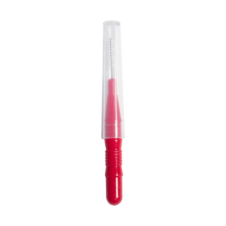 Baby Brush Cepillo ergonómico para pestañas y cejas Baby Brush, rojo