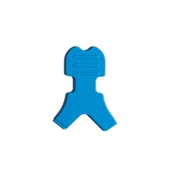 Aplicador azul en forma de Y