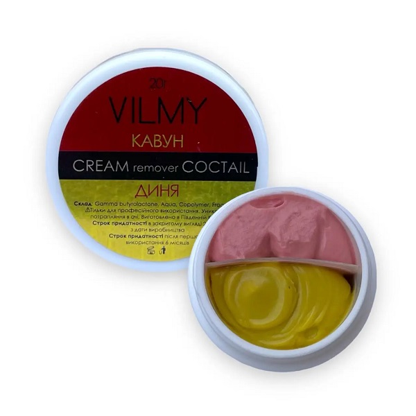 VILMY Ремувер кремовий COCTAIL "Кавун-Диня" 20 г