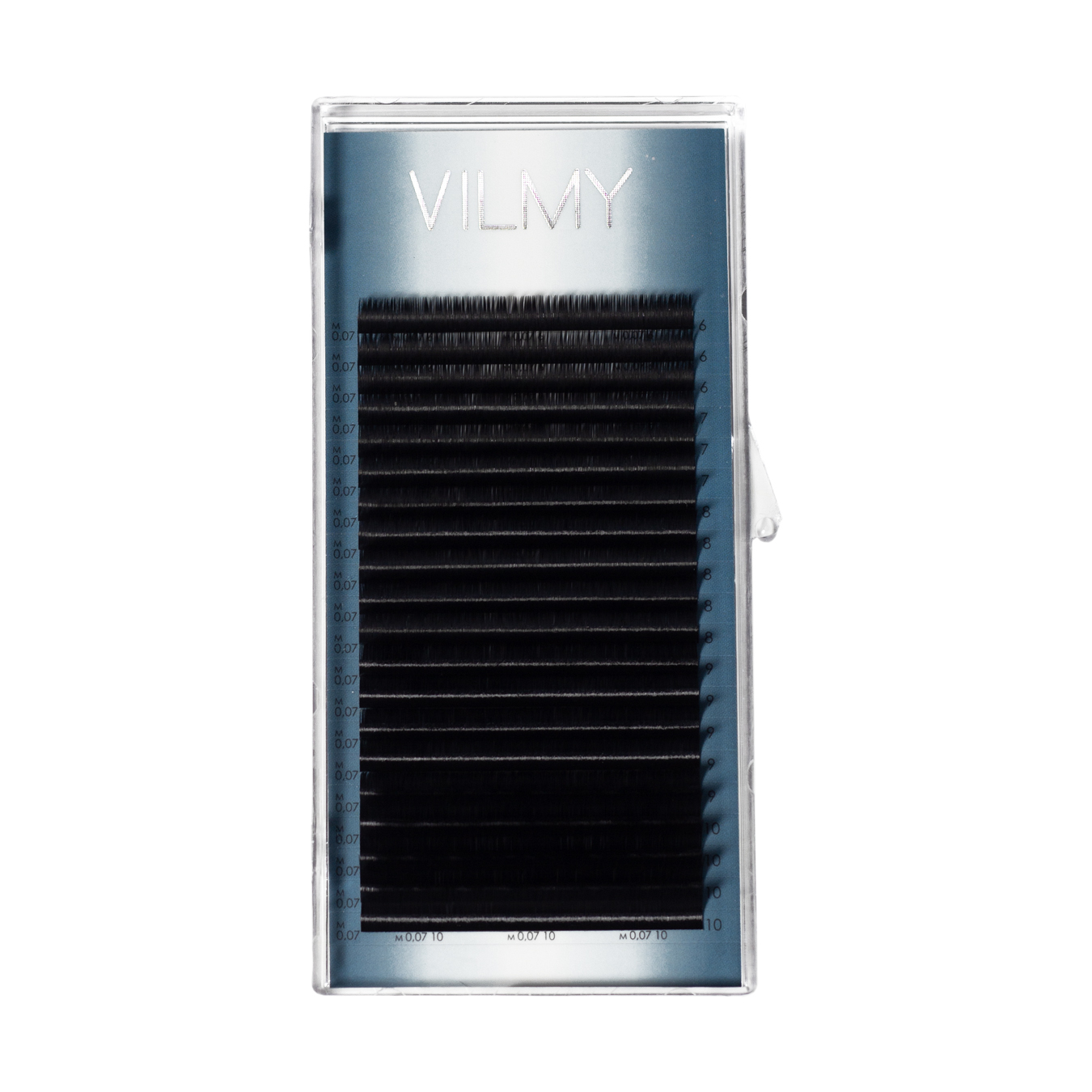 VILMY Вії чорні 20 ліній VIYA M, 0,10, mix (6-10)