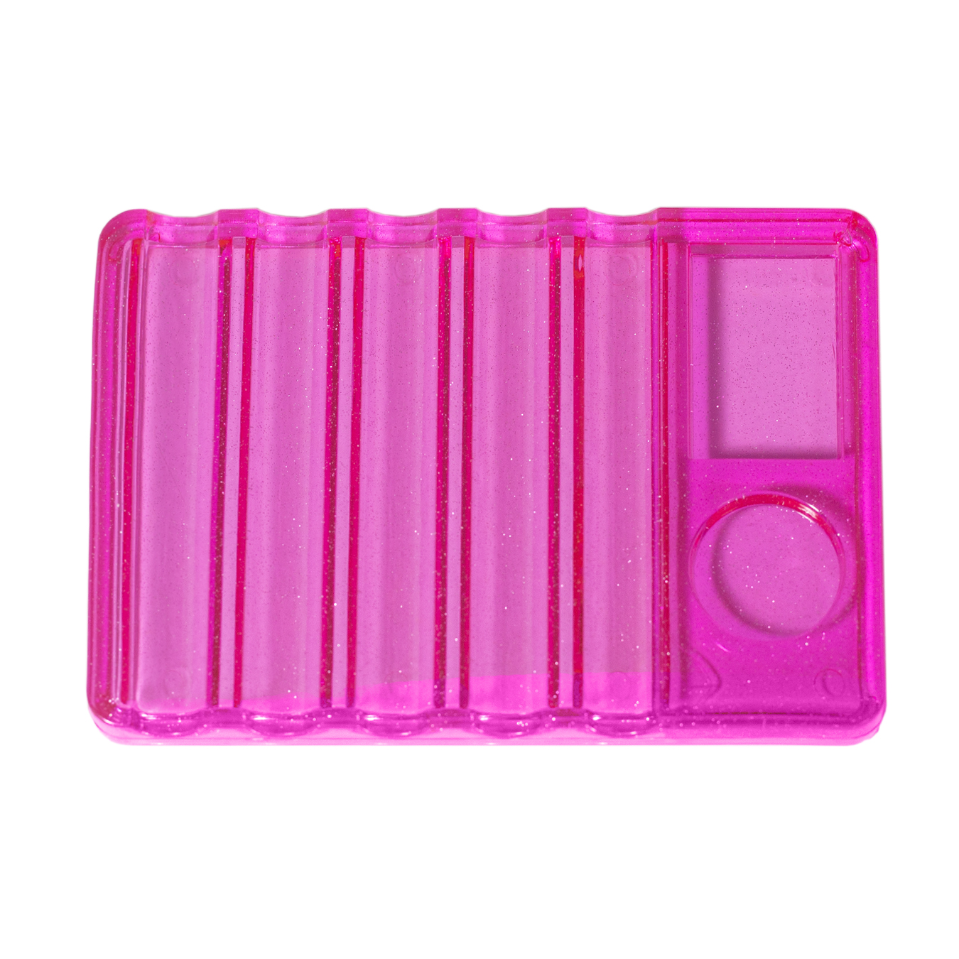 Підставка-решітка для пензлів блискуча малинова