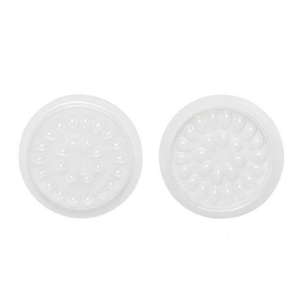 Glue palette for 26 holes, transparent, 50 pcs