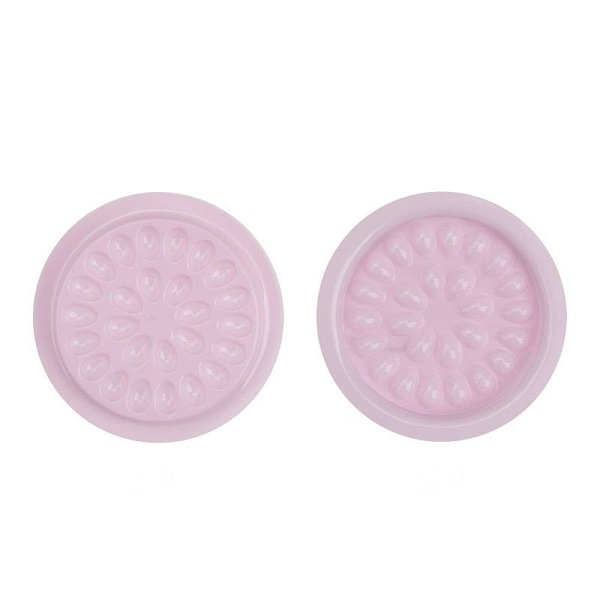 Glue palette for 26 holes, light pink, 50 pcs.