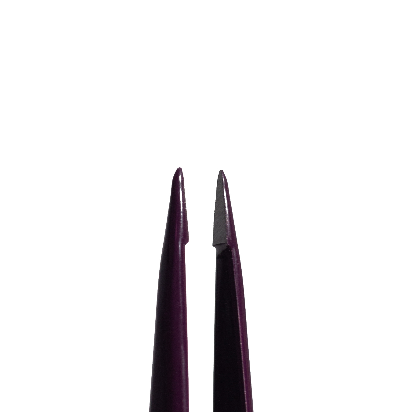 Pinzas para cejas Staleks Expert 11/5 puntas, morada