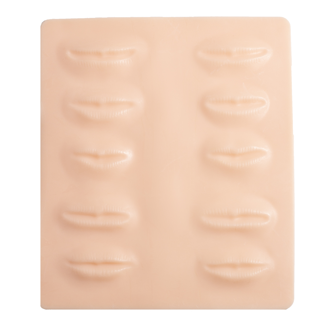 Тренировочный коврик искусственная кожа губы 21*18 см