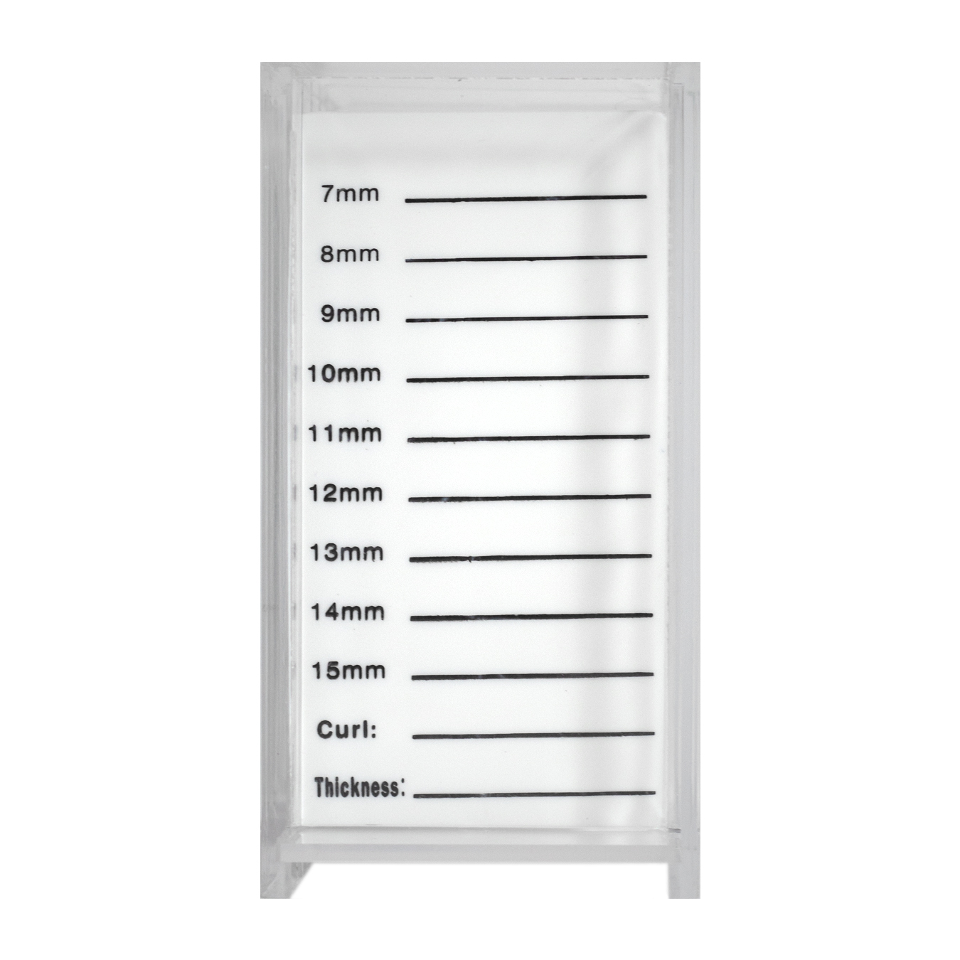 Лешбокс LashBox для наращивания ресниц, 5 планшетов на 9 линий (7-15 мм)