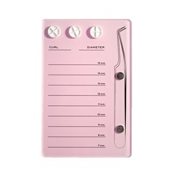 Extensiones de pestañas (7-15 mm) con imán de pinza, rosa