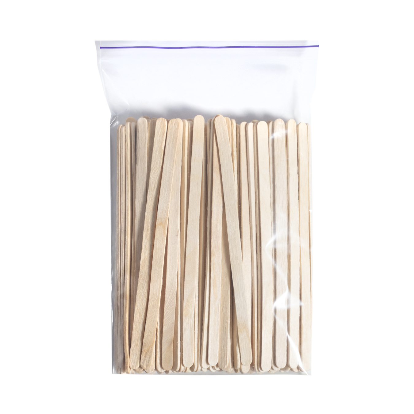 Шпатели деревянные узкие 140*6*1,6 мм, 100шт