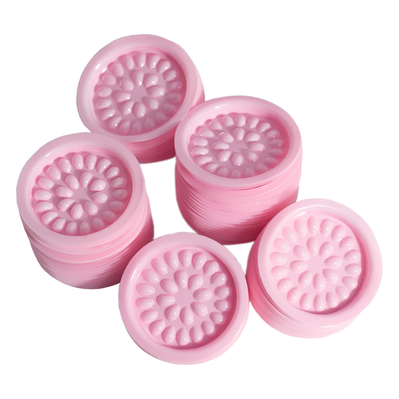 Paleta kleju na 26 otworów, różowa, 100 szt.