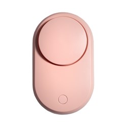 Mini ventilador de pestañas USB portátil oro rosa