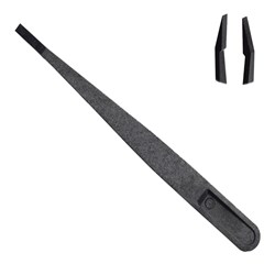 Plastic tweezers 93305 straight, width 3.5 mm