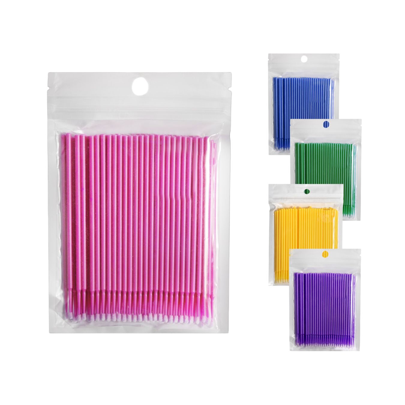 Мікробраші в пакеті рожеві р. М MA-100