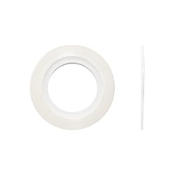 Adhesive tape for eyelash lamination in a roll, white