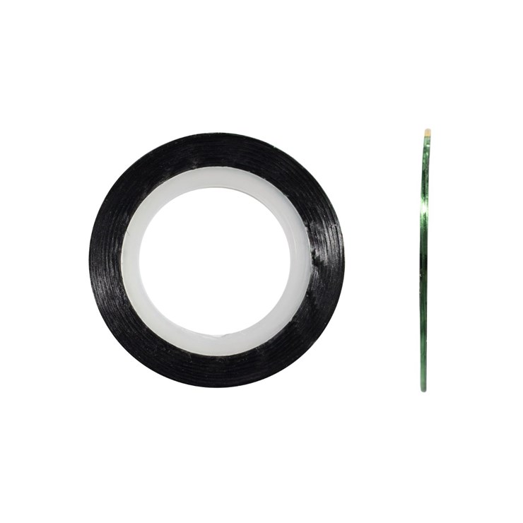 Adhesive tape for eyelash lamination in a roll, green