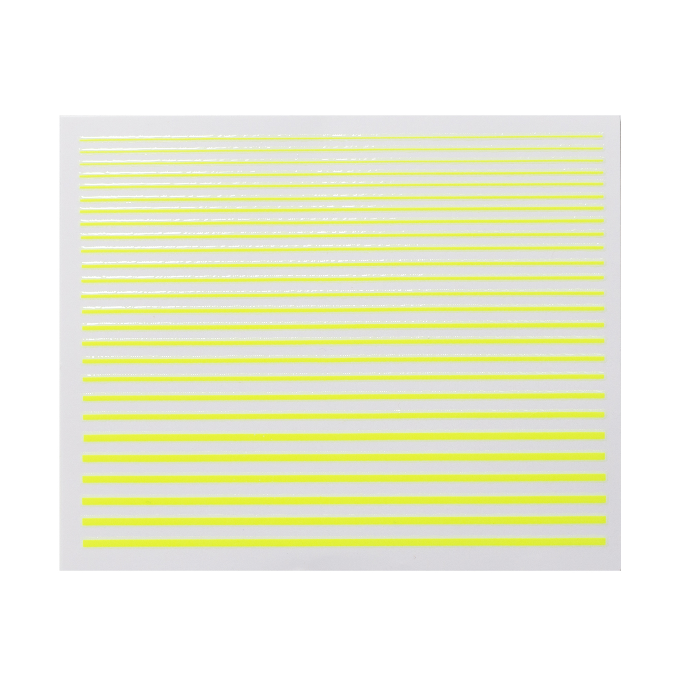 Taśma laminująca Lash na arkuszu, neonowy żółty