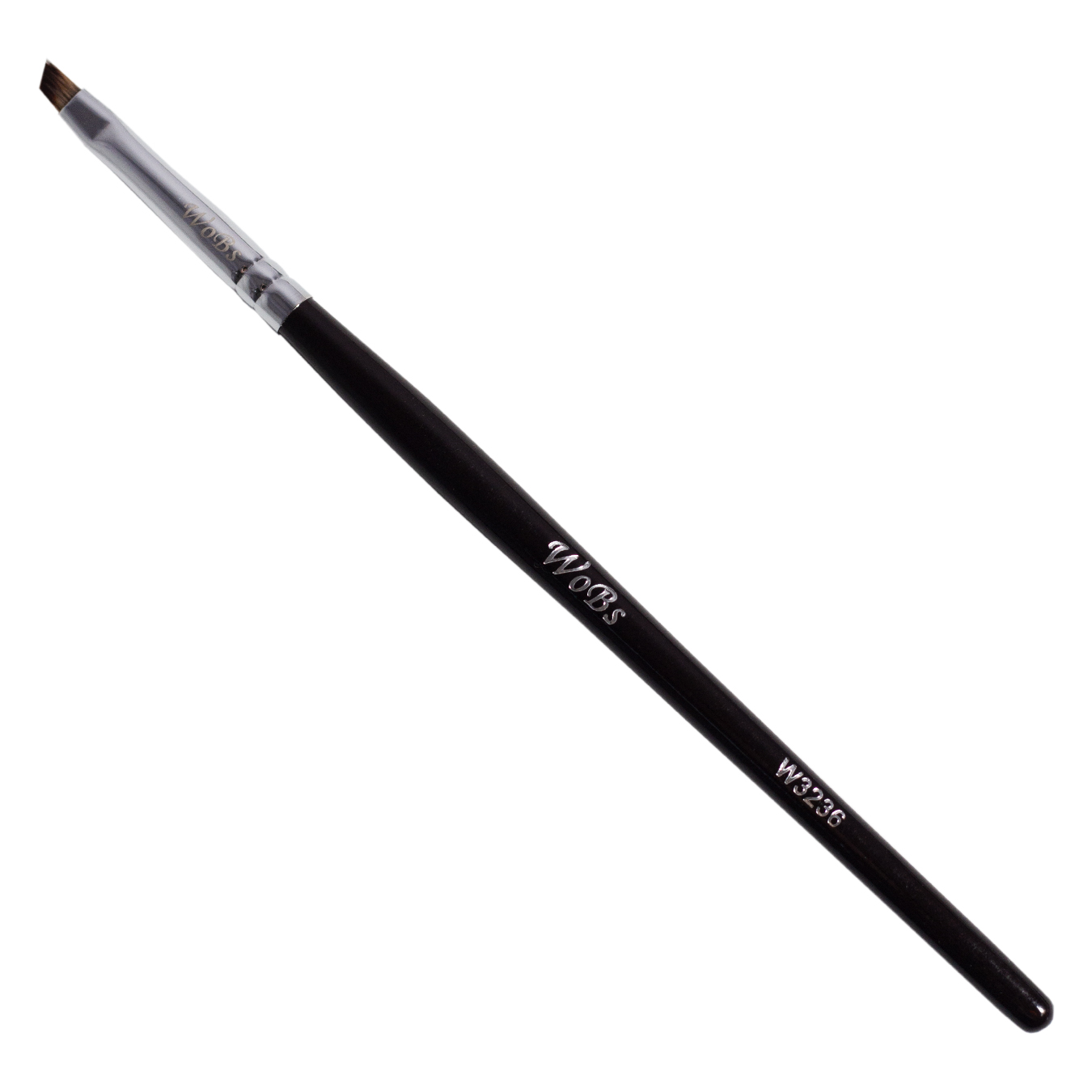 Wobs Flat Beveled Eyebrow Brush W3236
