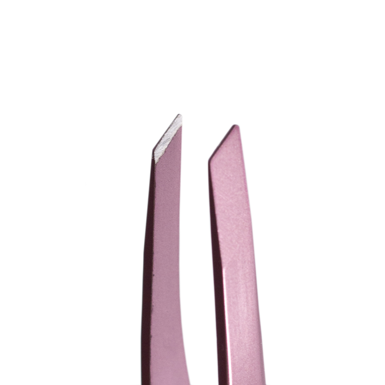 ZOLA Professional Beveled Tweezers for eyebrows LIGHT PINK