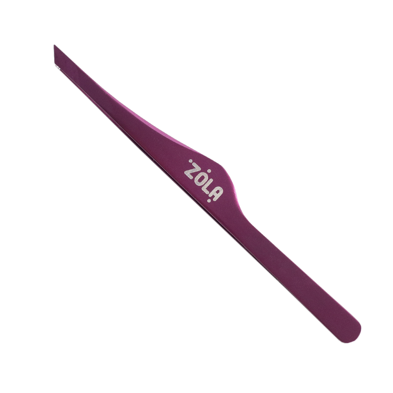 ZOLA Professional Beveled Tweezers for eyebrows PINK