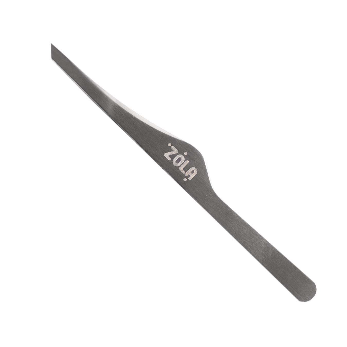 ZOLA Professional beveled eyebrow tweezers SILVER