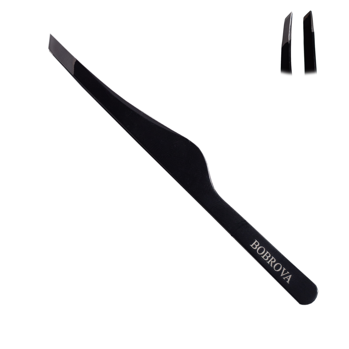 BOBROVA Hand-sharpened beveled eyebrow tweezers