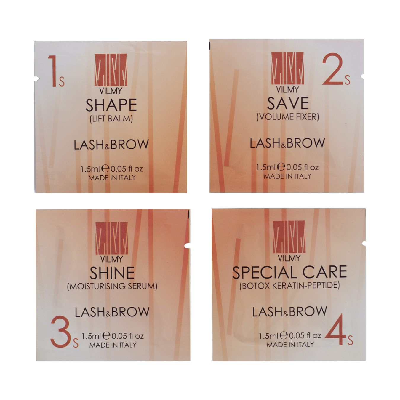 VILMY Набор LAMINATION SYSTEM 4S Lash and brow