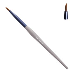 ZOLA x Romashka Round eyebrow and eyelash brush Petal 02R