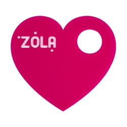 ZOLA Палітра для змішування серце, рожева