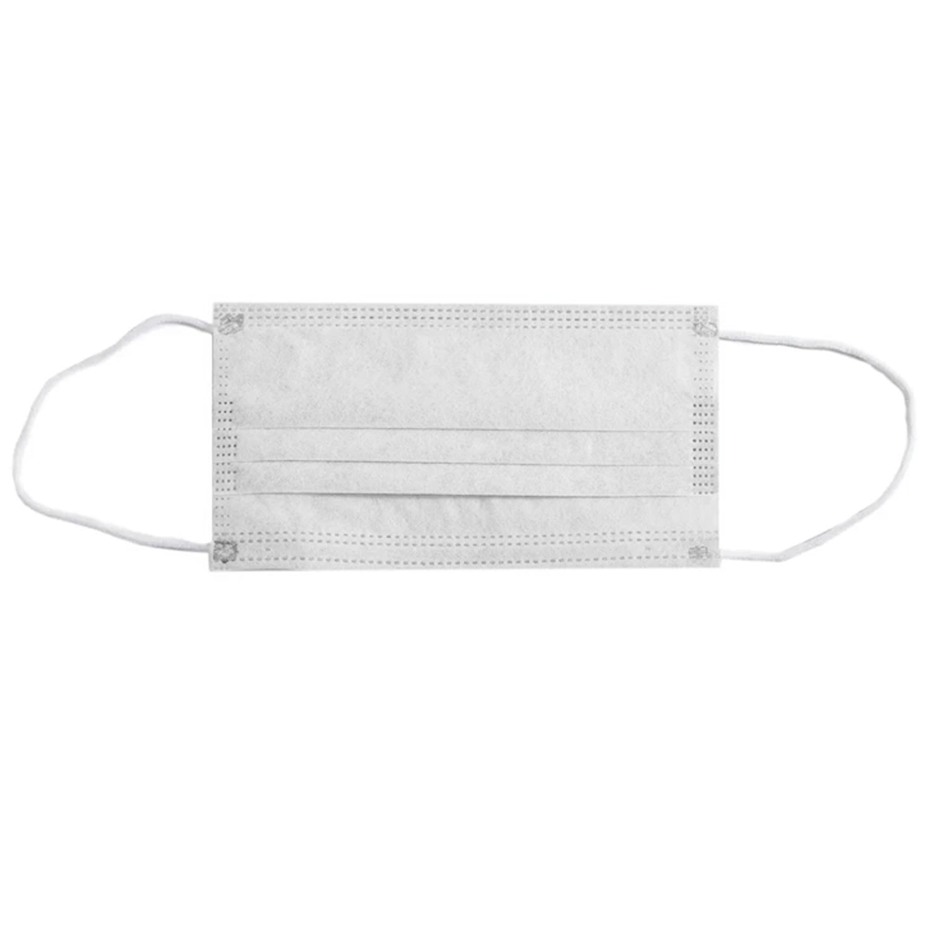 SanGig Трехслойные маски для лица белые, упаковка 50 шт