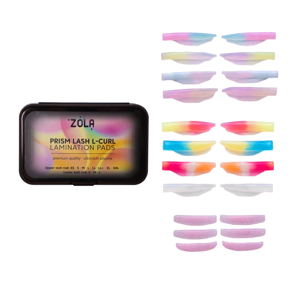 ZOLA Prism Lash L-Curl Rodillos laminadores para pestañas superiores e inferiores