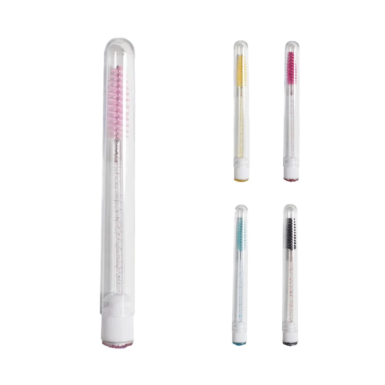 Щіточка в колбочці рожева 1 шт