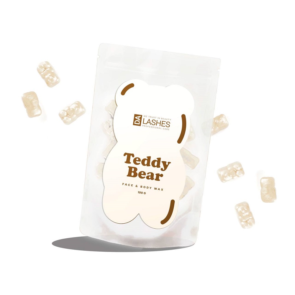 DALASHES Wax TEDDY BEAR white 100g