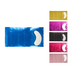 Hydrogel patches for eyelashes, blue, set (50 pcs)