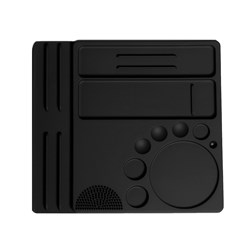 LAMIPAD Almohadilla de silicona para paleta Negra
