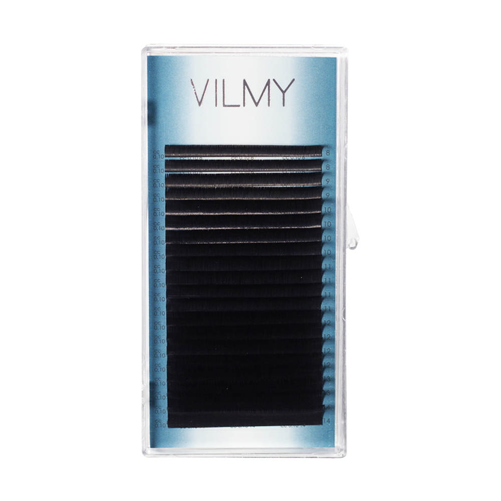 VILMY Вії чорні 20 ліній VIYA CC, 0,10, mix (8-14)