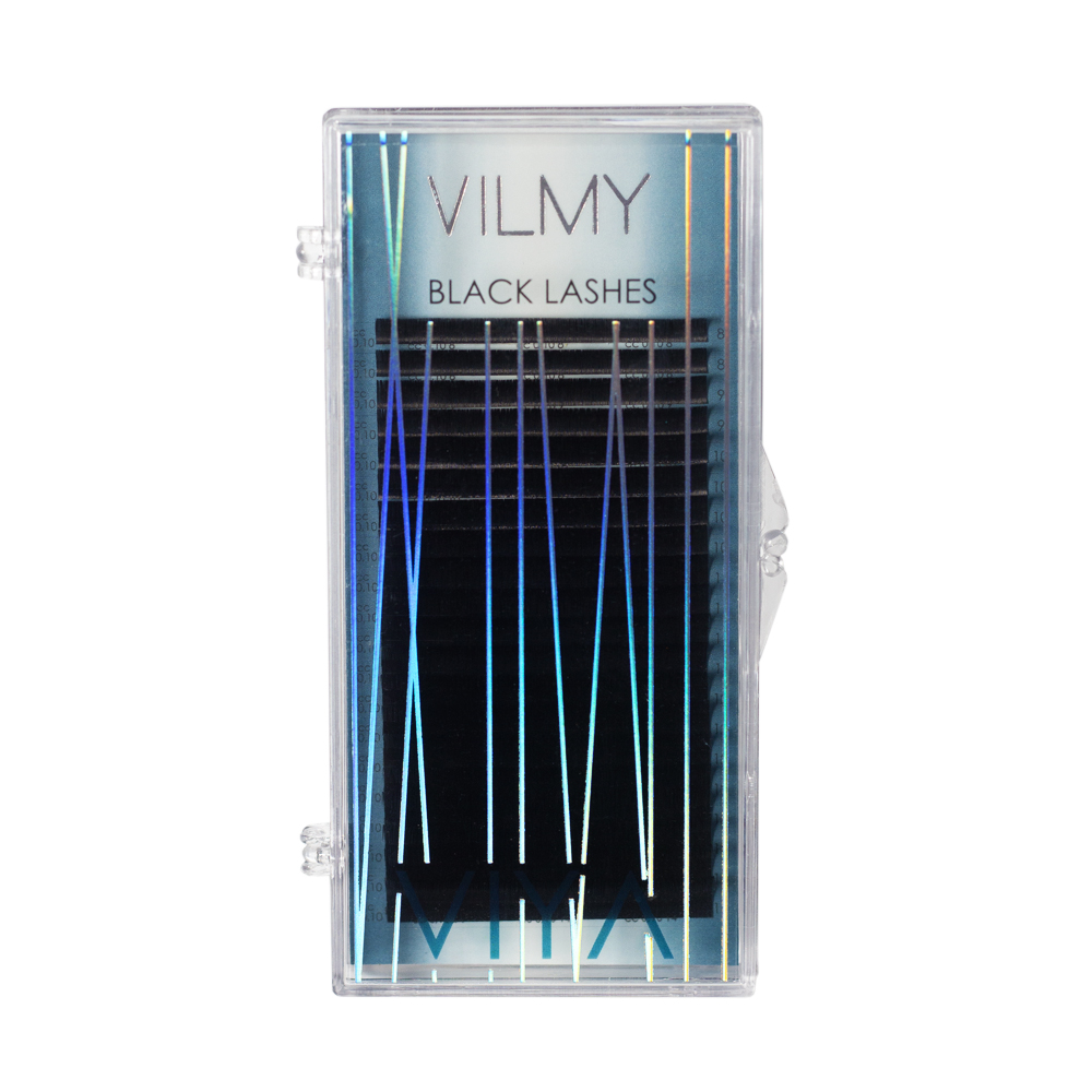 VILMY Вії чорні 20 ліній VIYA CC, 0,10, mix (8-14)