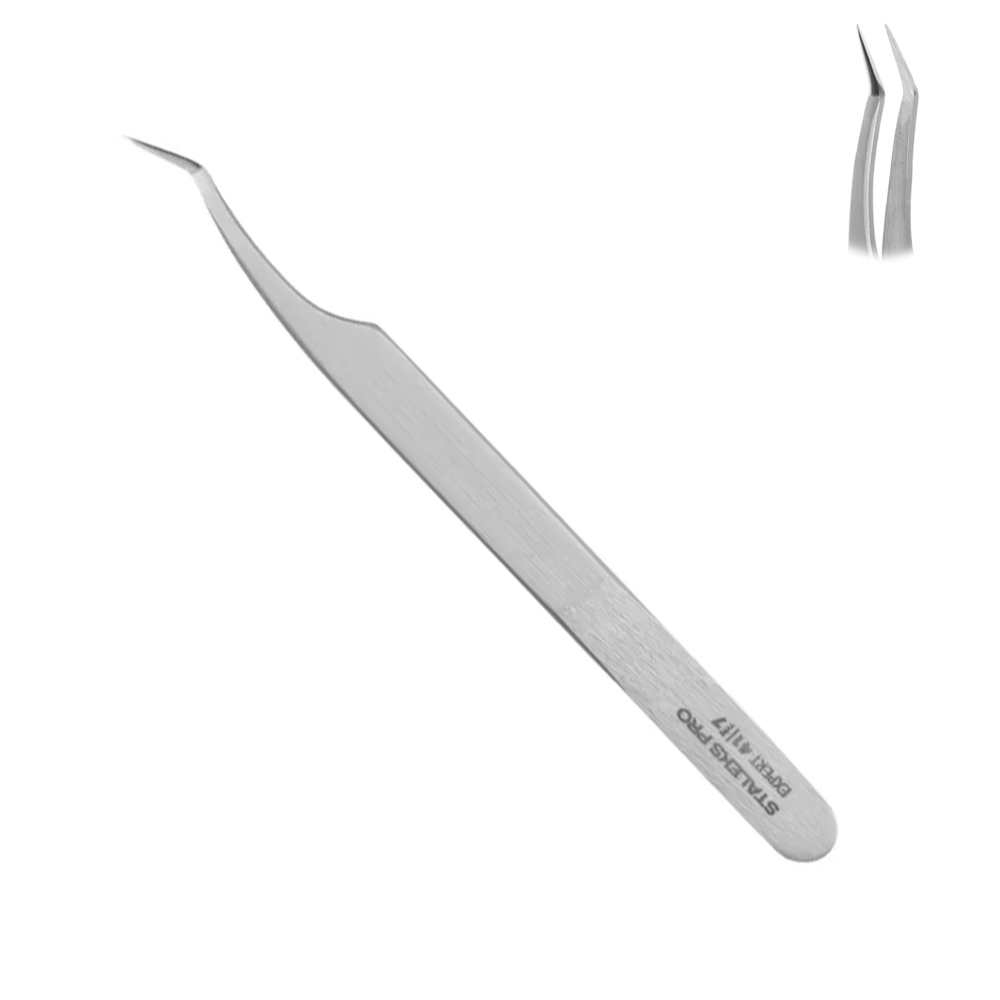 Pinzas de pestañas profesionales EXPERT 41 TIPO 7 (en forma de L, 30')