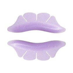 Патчи-валики для нижних ресниц "Butterflies", сиреневые, 1 пара