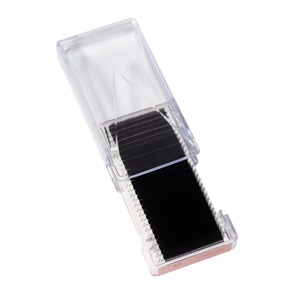 EFFECT EXPERT Black Lashes BALANCE, individual lengths, 20 rows (C, 0.07, 9)