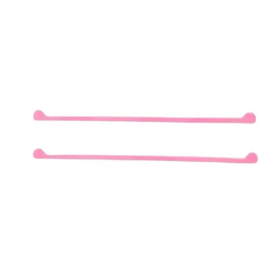 Силиконовые стрипсы для ламинирования ресниц, светло-розовые, 1 пара
