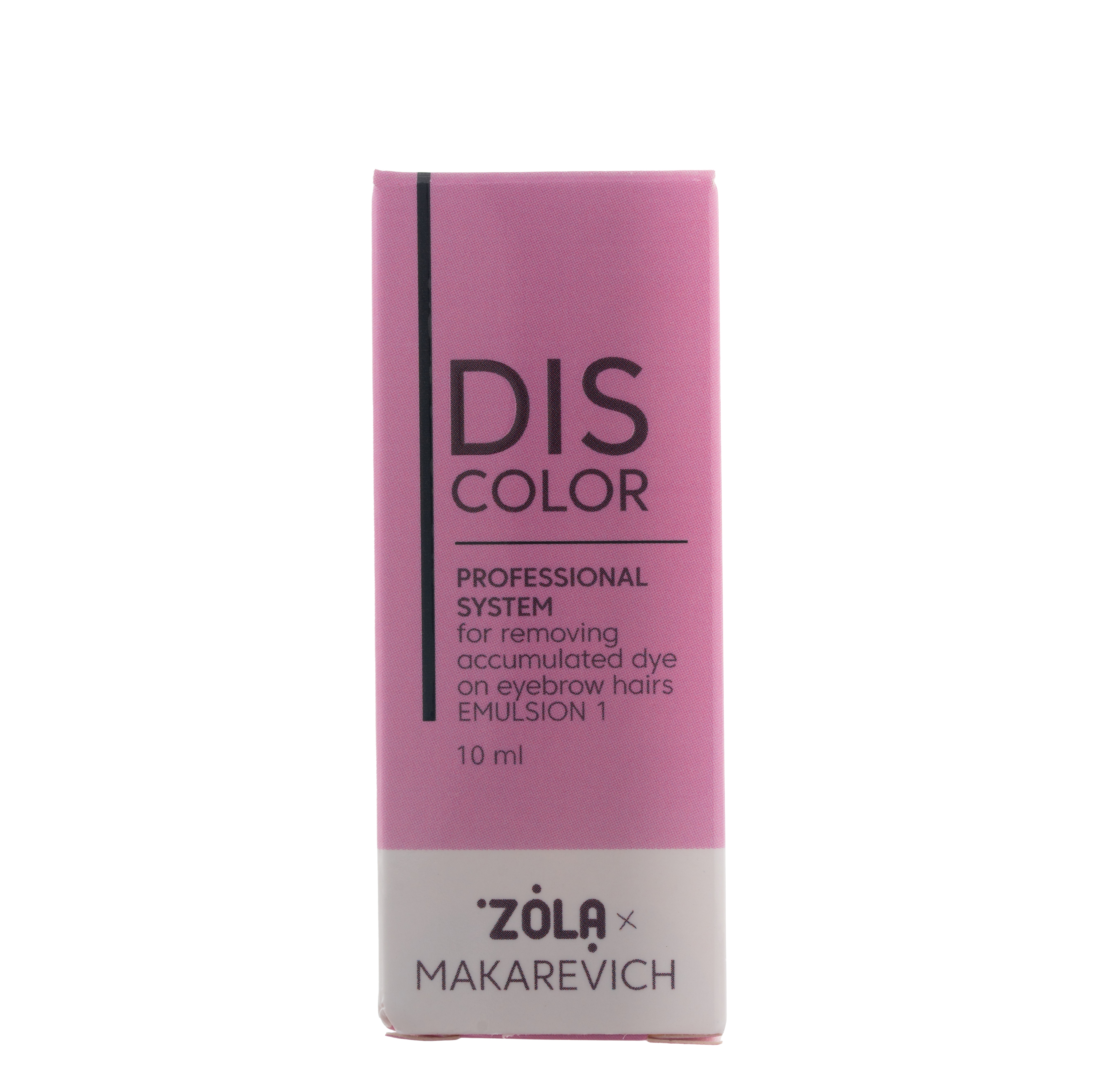 ZOLA x Makarevich DISCOLOR Emulsion 1 Професійна система для видалення накопиченого барвника з волосків брів