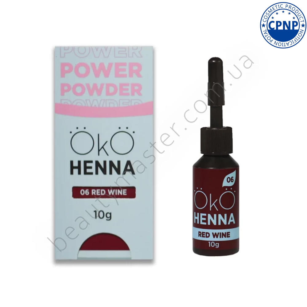 OKO Хна для бровей 06 red wine 10 г