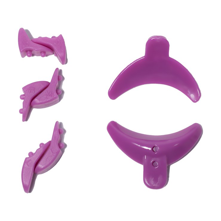 EASY BEAUTY Reverse lash lift shields, protectores de pestañas reverse lash lift, púrpura, juego de 3 tallas S, M, L